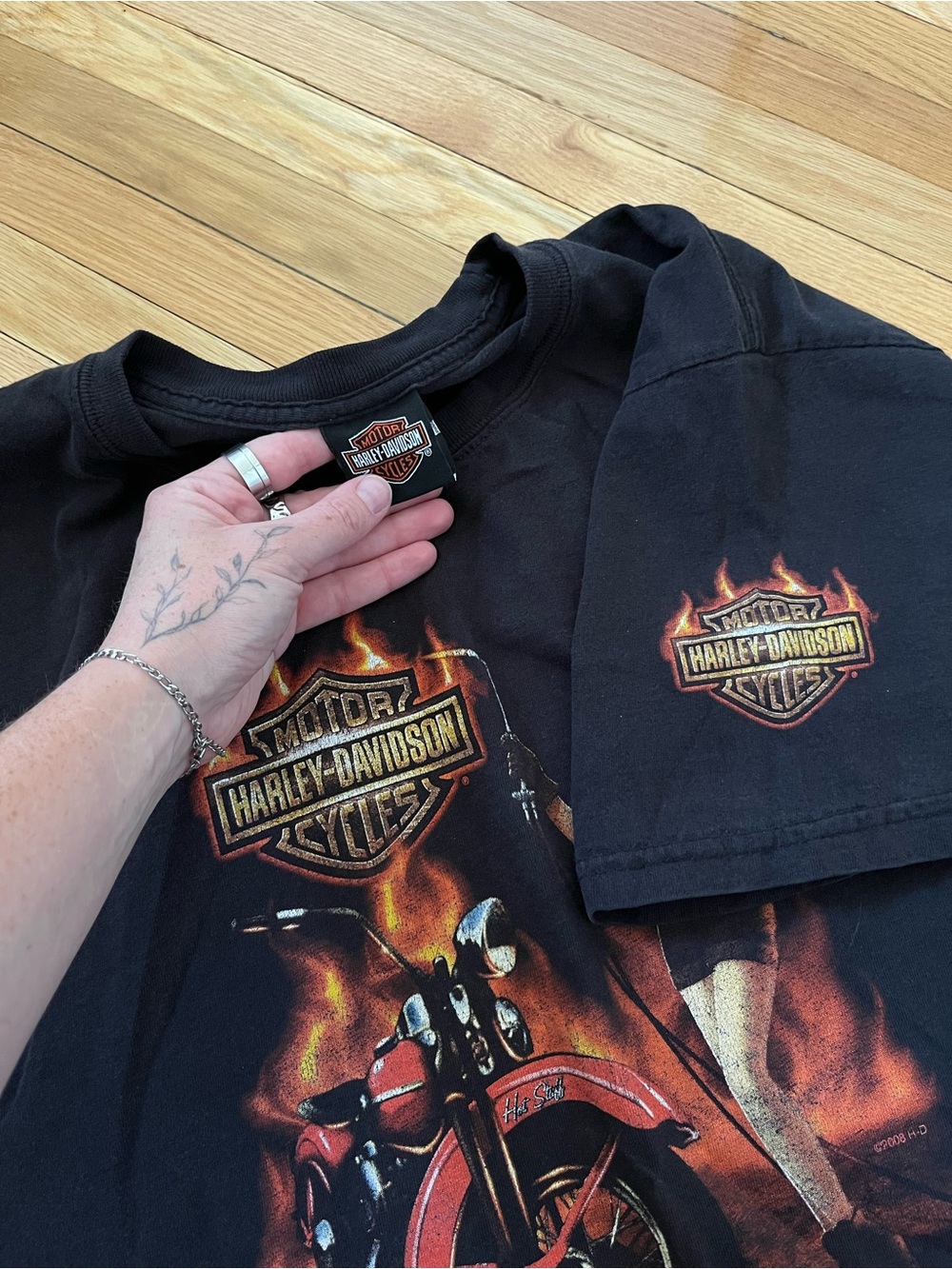 vintage harley davidson tee - Picture 3 of 4